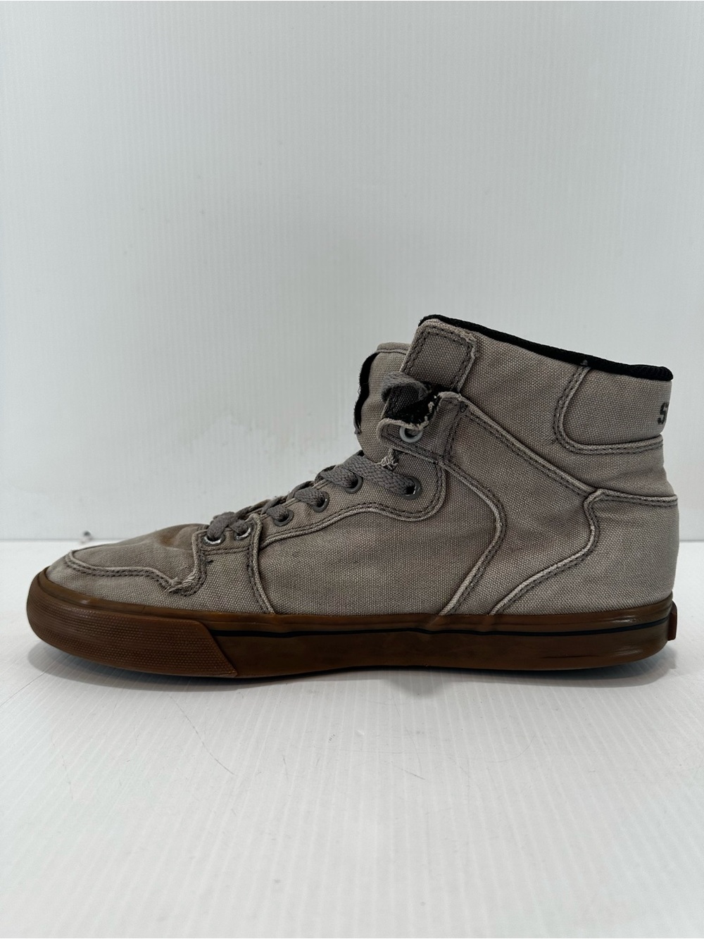 Supra Vaider High Top Skate Shoes Men’s Size 10.5 Storm Grey-Gum (SKU: S28238) - Picture 8 of 12